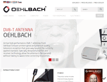 Tablet Screenshot of oehlbach.com